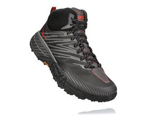 Hoka One One Speedgoat Mid GORE-TEX 2 Mens Hiking Shoes Anthracite/Dark Gull Grey | AU-9241057